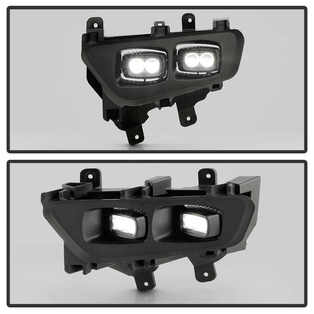 SPYDER 21-24 Ford F150 Raptor OEM Style LED Fog Lights w/ Switch 9054068
