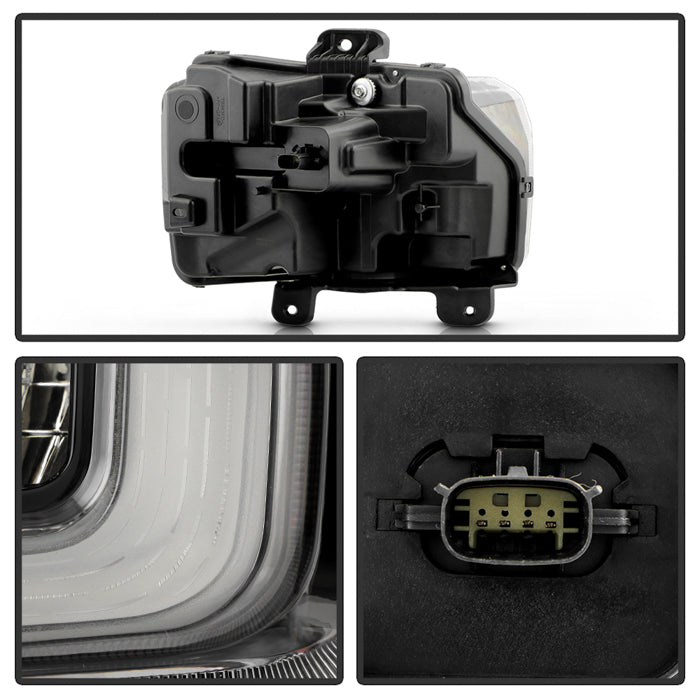SPYDER Ford F150 24-26 OEM Style Full Led Fog Lights (W/ DRL) - Set FL-FF15024-LED-C 9055478