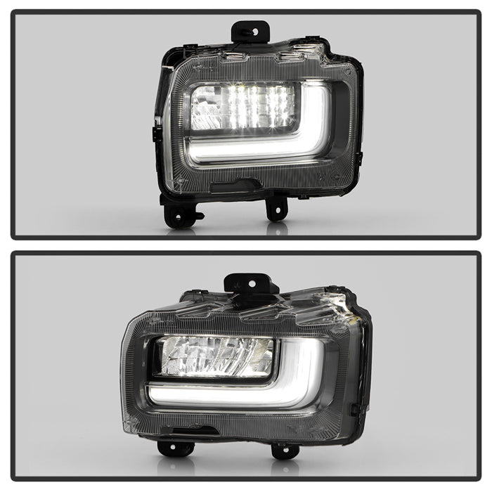 SPYDER Ford F150 24-26 OEM Style Full Led Fog Lights (W/ DRL) - Set FL-FF15024-LED-C 9055478