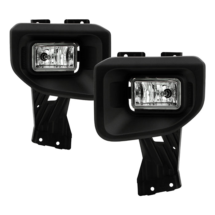 SPYDER 20-22 Ford F250/F350 SD OEM Style LED Fog Lights w/Switch - Clear (FL-FF25020-C) 9051128