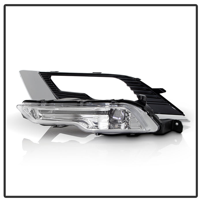 SPYDER 17-18 Ford Fusion OEM Full LED Fog Lights w/Switch - Clear (FL-FFUS17-LED-C) 9051142