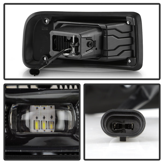 SPYDER Ford Maverick 22-25 OEM Style Full Led Fog Lights W/ Switch- Set 9055485