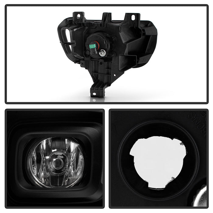 SPYDER 19-23 Ford Ranger Halogen OEM Fog Lights w/Switch - Clear (FL-FR19-C) 9051159