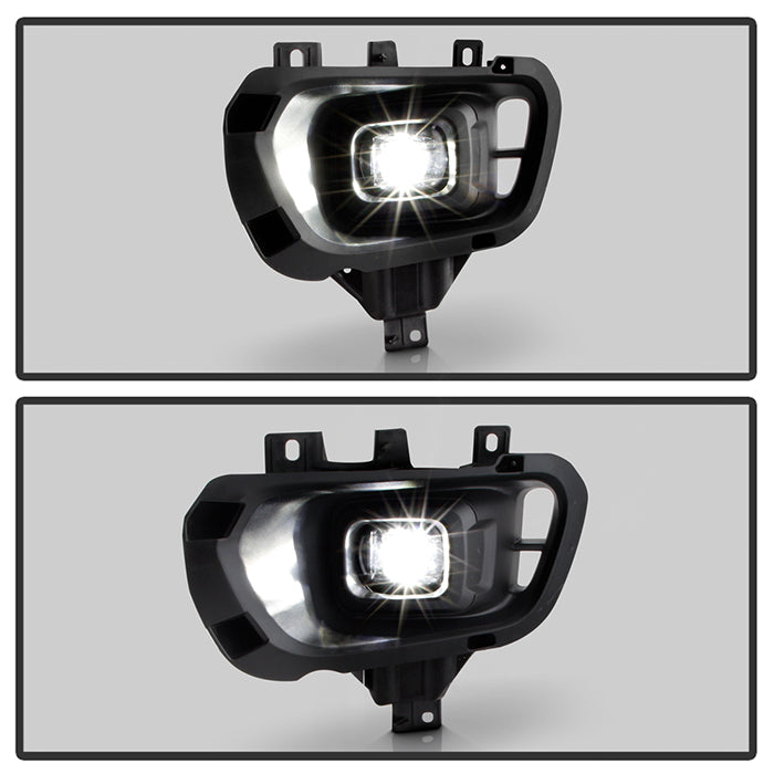 SPYDER 19-23 Ford Ranger Full LED OEM Style Fog Lights w/ Switch - Clear (FL-FR19-LED-C) 9051166