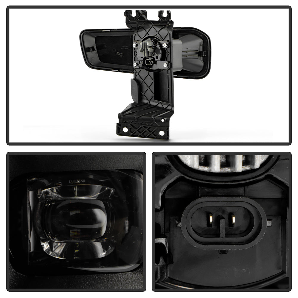 SPYDER 23-25 Ford F250/F350/F450/F550 SD OEM LED Fog Lights w/Switch - Clear (FL-FS2023-C) 9054105