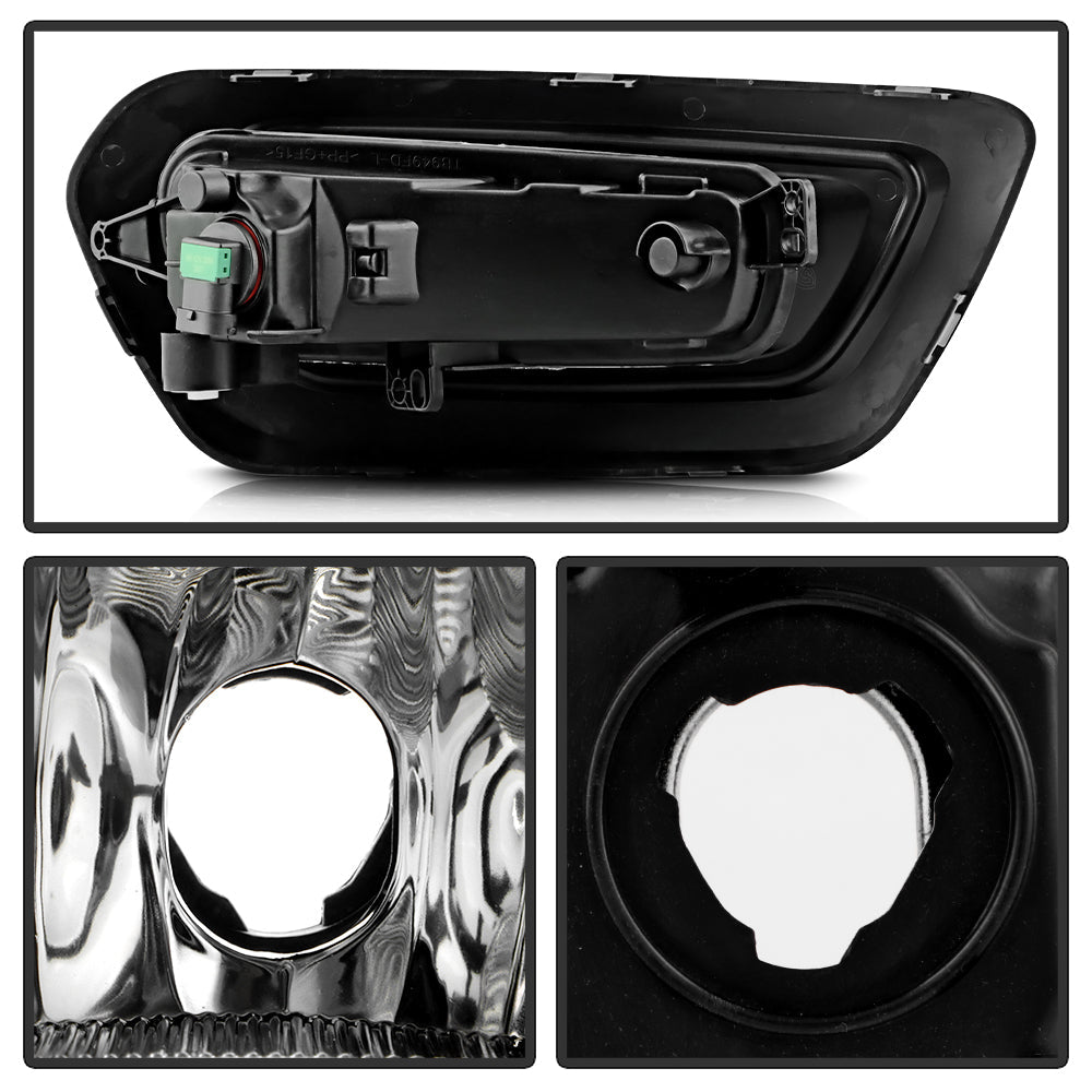 SPYDER 20-24 Ford Transit OEM Halogen Fog Lights w/Switch - Clear (FL-FTRAN20-C) 9054129