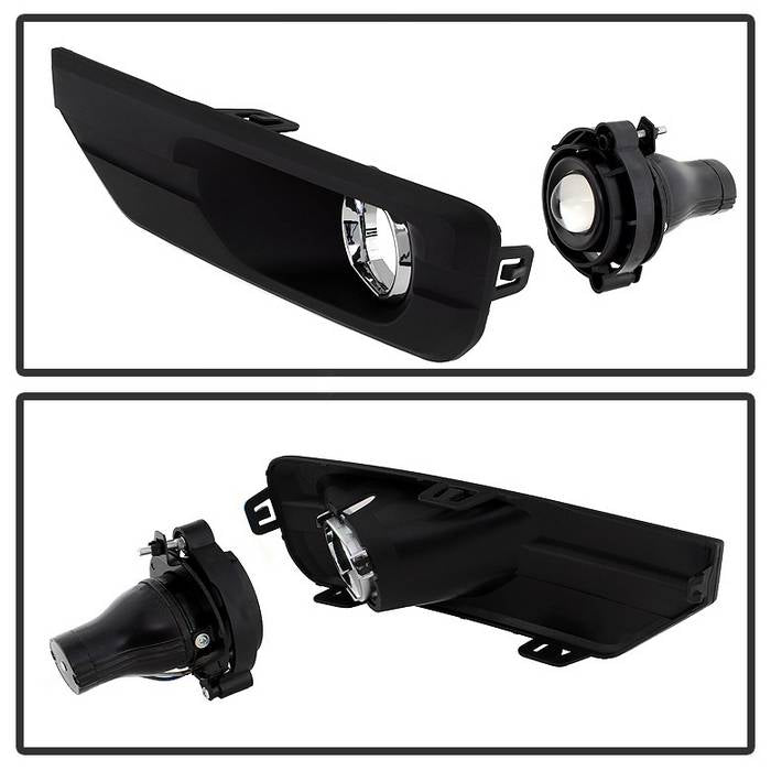Spyder GMC Acadia 2013-2015 OEM Fog Light W/Universal Switch- Clear FL-GAC2013-C 5080318