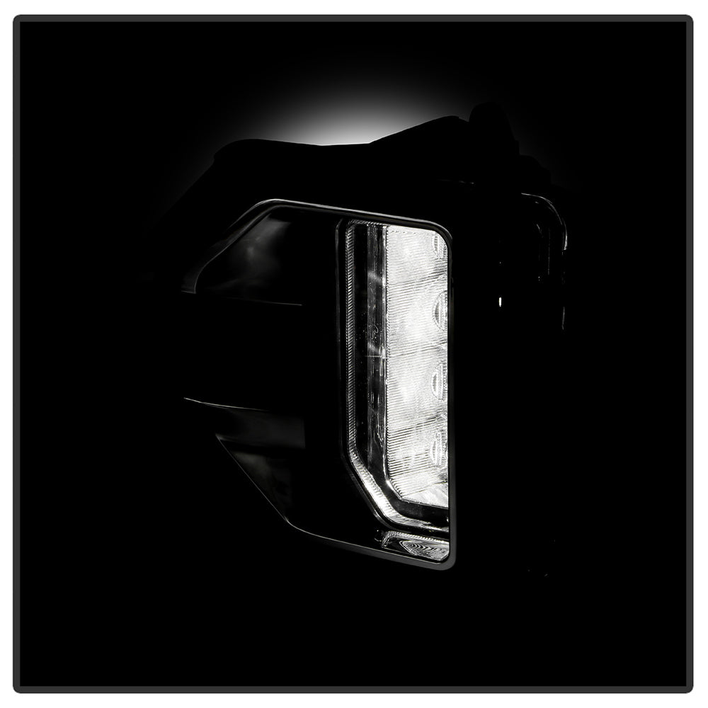 SPYDER 21-22 GMC Canyon OEM LED Fog Lights w/Switch - Clear (FL-GCAN21-LED-C) 9054143