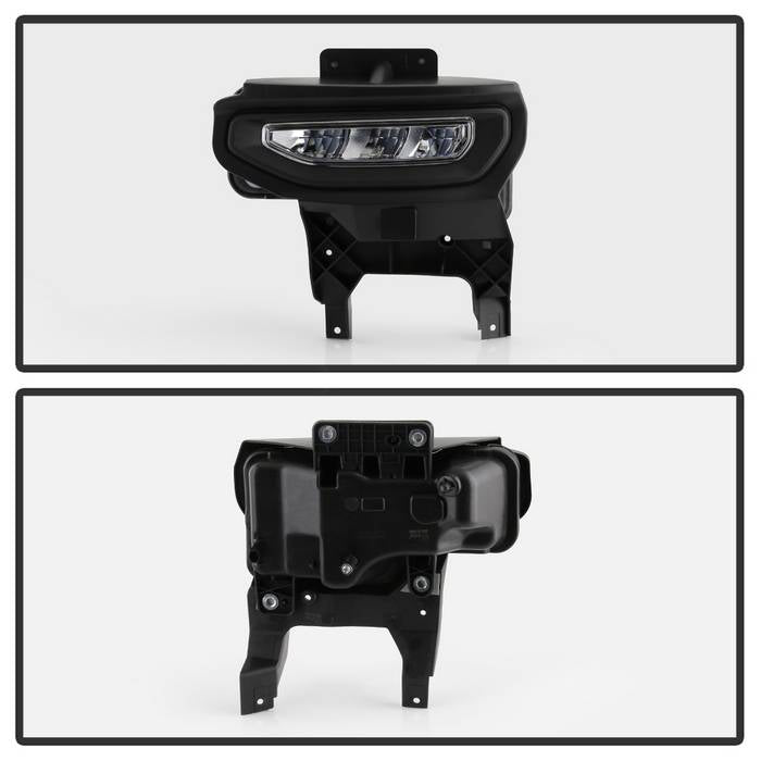 Spyder 16-18 GMC Sierra 1500 OEM Style Full LED Fog Light w/Switch - Clear (FL-GS2016-LED-C) 9043222