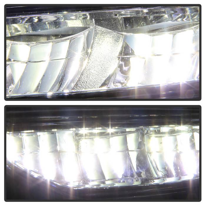 Spyder 16-18 GMC Sierra 1500 OEM Style Full LED Fog Light w/Switch - Clear (FL-GS2016-LED-C) 9043222