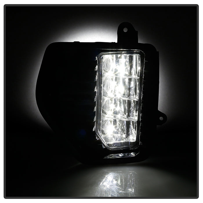 Spyder GMC Sierra 1500 Denali Only 19-20 (Not for 2500/3500) OEM Style Full LED Fog w/ Switch- Clear 5087010