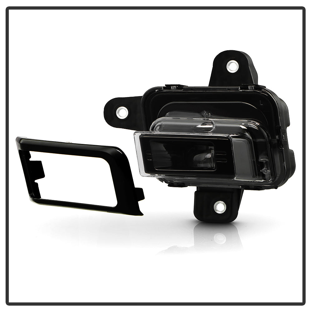 SPYDER 23-25 GMC Sierra 1500 OEM Style LED Fog Light w/ Switch - Clear (FL-GS2023-LED-C) 9054167