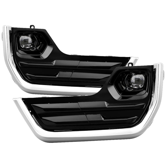 SPYDER 22-24 GMC Terrain OEM LED Fog Lights w/Switch - Clear (FL-GTE18-C) 9054181