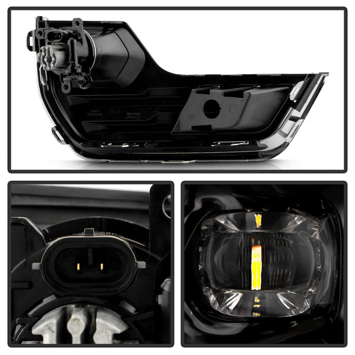 SPYDER 22-24 GMC Terrain OEM LED Fog Lights w/Switch - Clear (FL-GTE18-C) 9054181