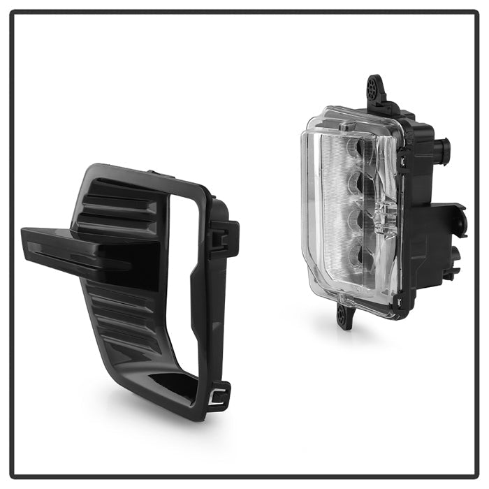 SPYDER GMC Yukon AT4 21-23 Only OEM Style Full Led Fog Lights W/ Switch FL-GY21-AT4-LED-C 9055492