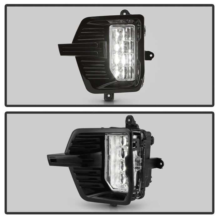 SPYDER GMC Yukon AT4 21-23 Only OEM Style Full Led Fog Lights W/ Switch FL-GY21-AT4-LED-C 9055492