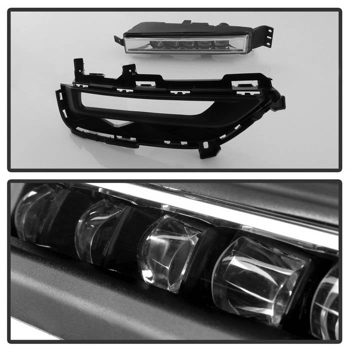 Spyder Honda Accord Coupe 2016-2017 OEM LED Fog Lights W/Switch- Clear FL-HA2016-2D-LED-C 5083043