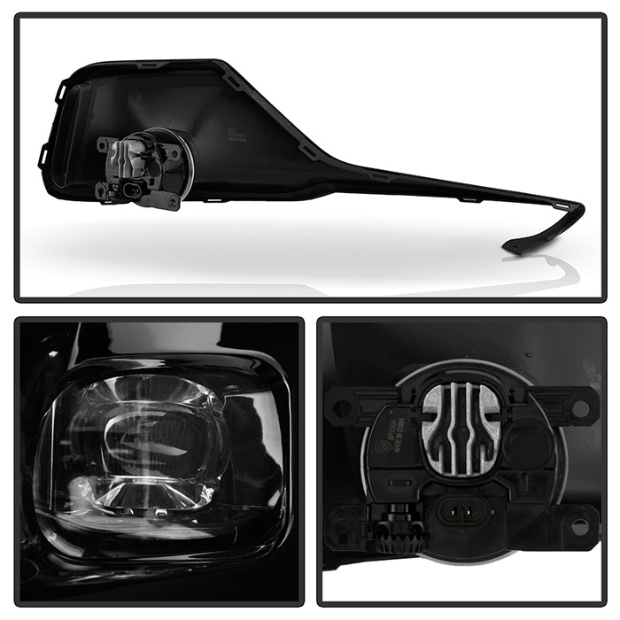 SPYDER 21-22 Honda Accord OEM Full LED Fog Lights w/Switch - Clear (FL-HA2021-LED-C) 9051197