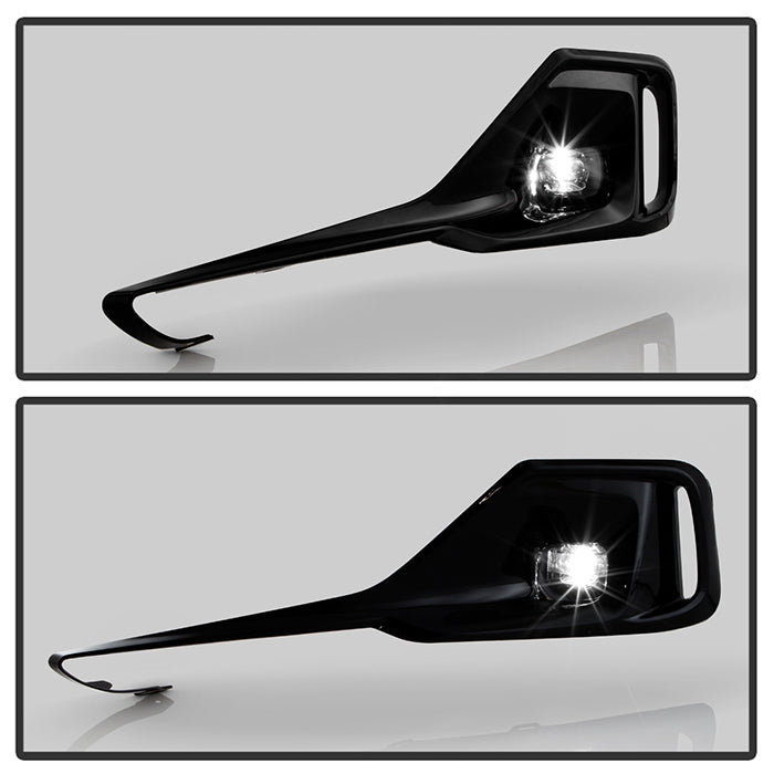 SPYDER 21-22 Honda Accord OEM Full LED Fog Lights w/Switch - Clear (FL-HA2021-LED-C) 9051197