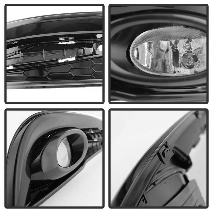 Spyder Honda Civic 2013-2014 4dr OEM Fog Light W/Switch Clear FL-HC2013-4D-C 5077745