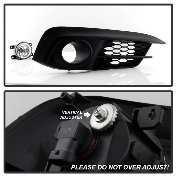 Spyder Honda Civic 2016-2017 2Dr/Coupe OEM Fog Light W/Switch- Clear FL-HC2016-2D-C 5083067
