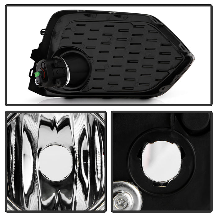 Spyder 16-17 Honda Civic 3DR Hatchback Only OEM Fog Light w/Switch - Clear (FL-HC2017-H-C) 9043321