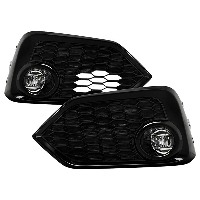 Spyder 16-17 Honda Civic Hatchback (Hatch Only) OEM LED Fog Light w/Switch - Clear (FL-HC2017-LED-C) 9043338