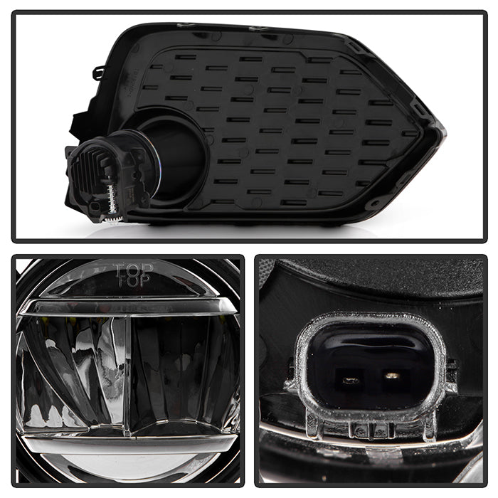 Spyder 16-17 Honda Civic Hatchback (Hatch Only) OEM LED Fog Light w/Switch - Clear (FL-HC2017-LED-C) 9043338