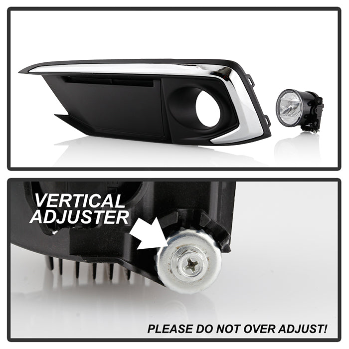Spyder Honda Civic 2019+ OEM LED Fog Lights w/ OEM switch - Clear FL-HC2019-LED-C 5087034