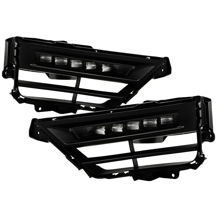 SPYDER 20-22 Honda CRV Hybrid OEM Full LED Fog Lights w/Switch - Clear (FL-HCRV20-HY-LED-C) 9051210