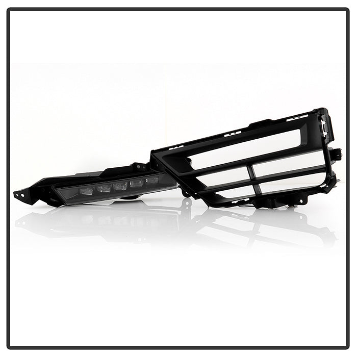 SPYDER 20-22 Honda CRV Hybrid OEM Full LED Fog Lights w/Switch - Clear (FL-HCRV20-HY-LED-C) 9051210