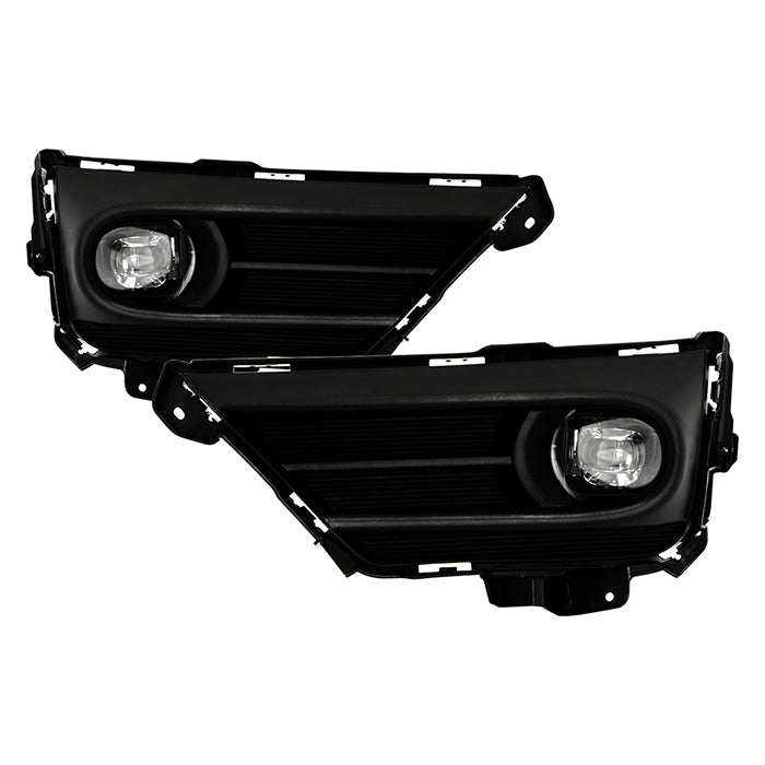 SPYDER 20-22 Honda CRV (Excl Hybrid) OEM Full LED Fog Lights w/Switch - Clear (FL-HCRV20-LED-C) 9051227
