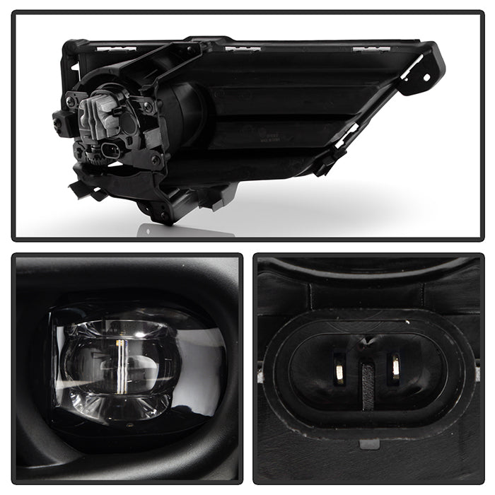 SPYDER 20-22 Honda CRV (Excl Hybrid) OEM Full LED Fog Lights w/Switch - Clear (FL-HCRV20-LED-C) 9051227