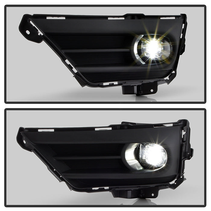 SPYDER 20-22 Honda CRV (Excl Hybrid) OEM Full LED Fog Lights w/Switch - Clear (FL-HCRV20-LED-C) 9051227