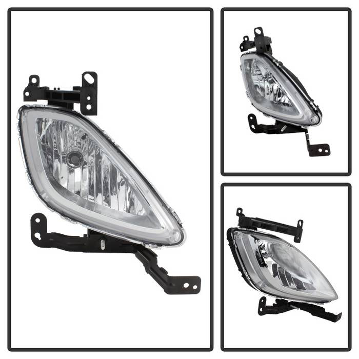 Spyder Hyundai Elantra 2011-2013 OE Style Fog Lights W/Switch Clear FL-HYE2011-C 5079909