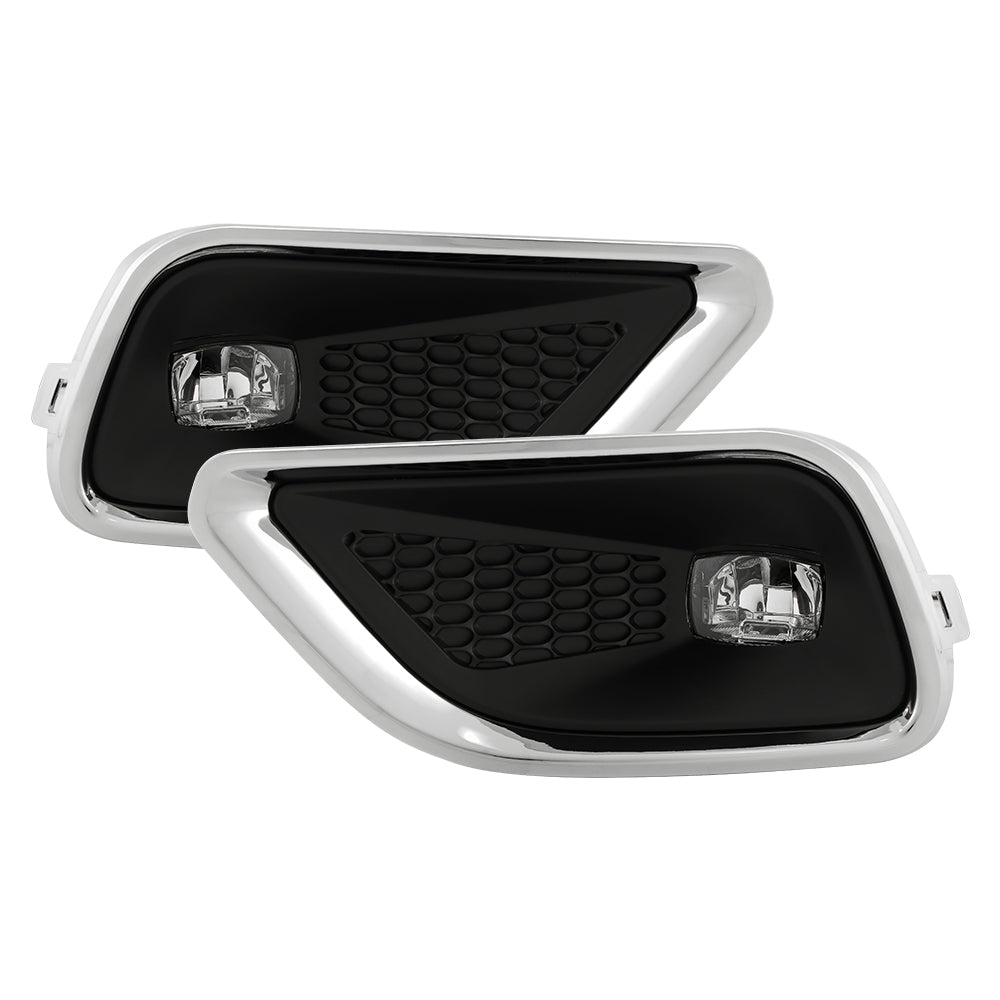 SPYDER 19-23 Jeep Cherokee OEM LED Fog Lights w/Switch - Clear (FL-JC19-LED-C) 9054204