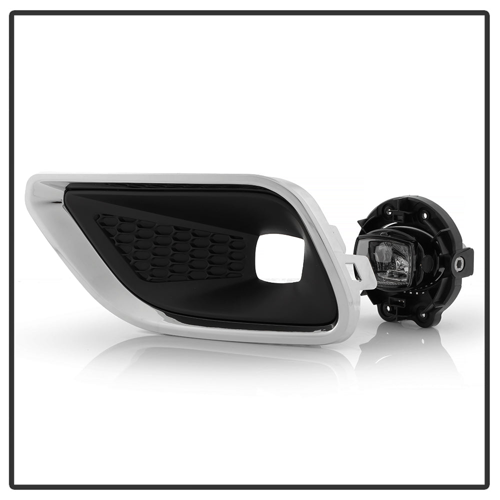SPYDER 19-23 Jeep Cherokee OEM LED Fog Lights w/Switch - Clear (FL-JC19-LED-C) 9054204