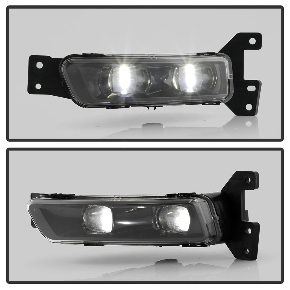 SPYDER 17-21 Jeep Grand Cherokee SRT OEM LED Fog Lights - Left (FL-JGC17-LED-L) 9054396