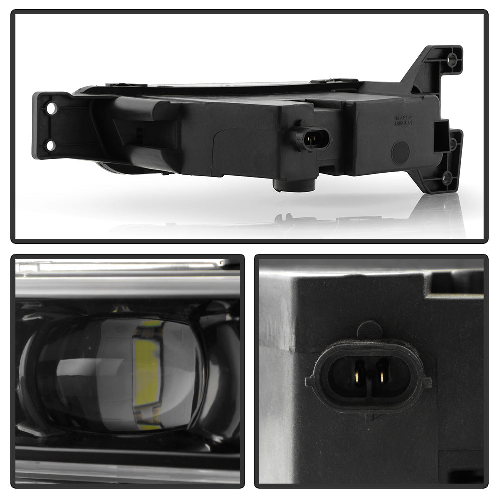 SPYDER 17-21 Jeep Grand Cherokee SRT OEM LED Fog Lights - Right (FL-JGC17-LED-R) 9054402