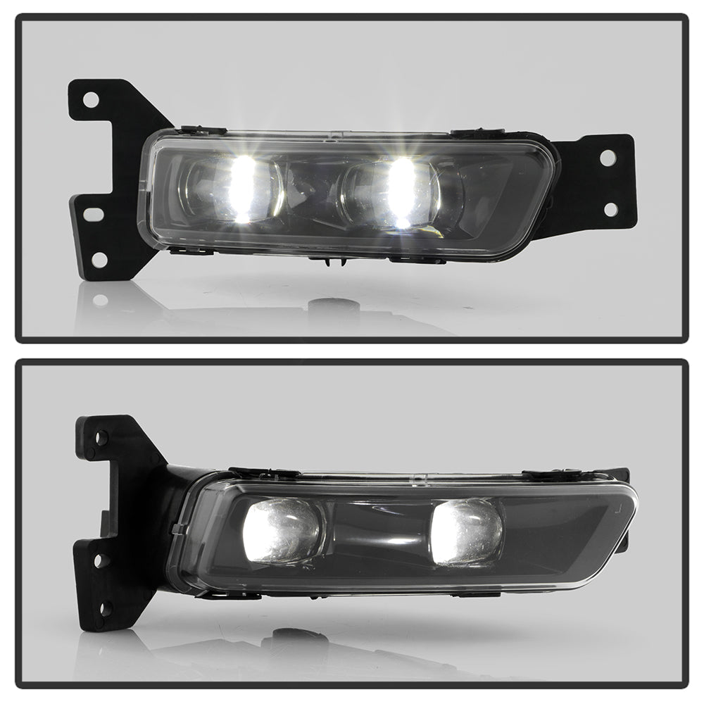 SPYDER 17-21 Jeep Grand Cherokee SRT OEM LED Fog Lights - Right (FL-JGC17-LED-R) 9054402