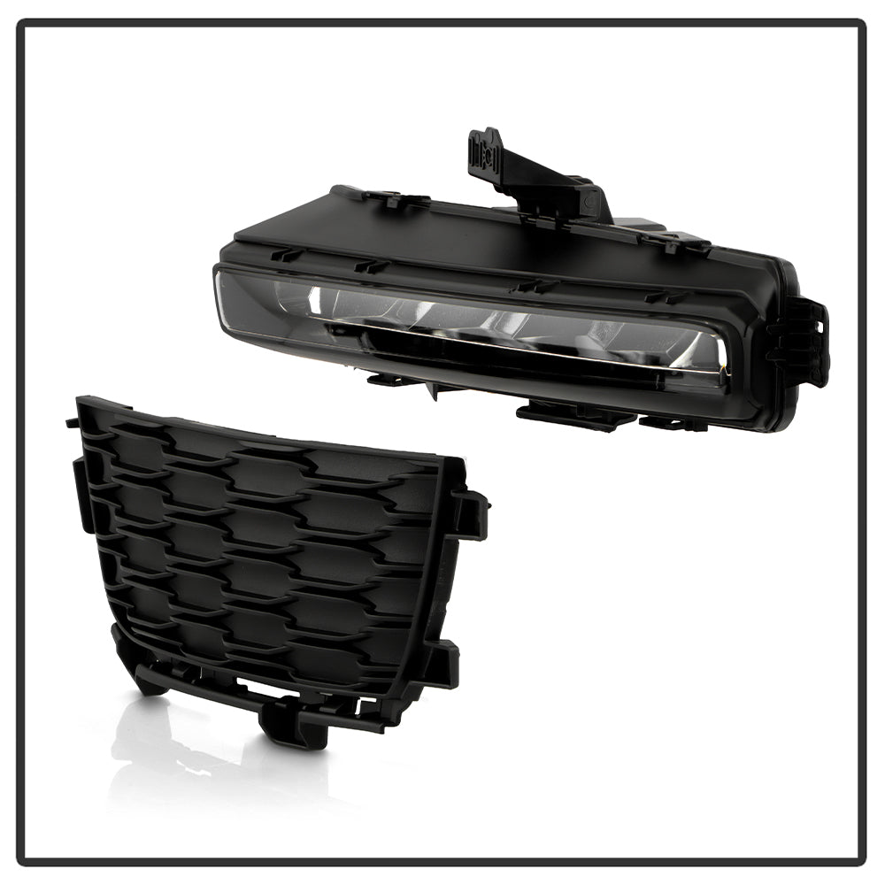 SPYDER 22-24 Jeep Grand Cherokee (3-Row) OEM LED Fog Lights w/Switch - Clear (FL-JGC22-3R-LED-C) 9054365