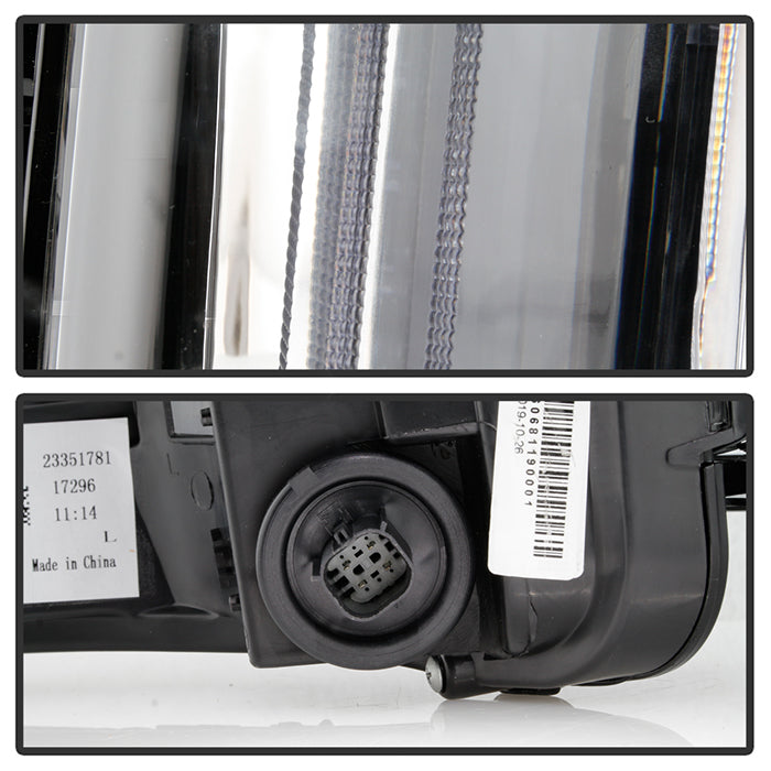 xTune 18-19 Cadillac XTS LED DRL Switch Back w/ Signal Fog Lights w/Cover Chrome FL-JH-CXTS13-LED-C 9946400