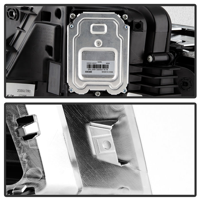 xTune 18-19 Cadillac XTS LED DRL Switch Back w/ Signal Fog Lights w/Cover Chrome FL-JH-CXTS13-LED-C 9946400