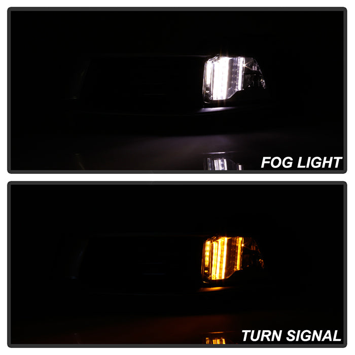 xTune 18-19 Cadillac XTS LED DRL Switch Back w/ Signal Fog Lights w/Cover Chrome FL-JH-CXTS13-LED-C 9946400