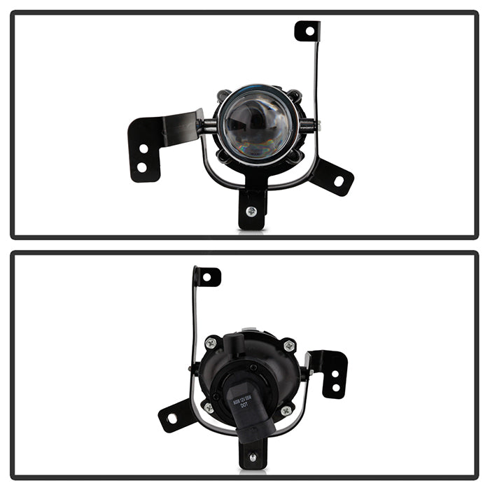 Spyder Kia Picanto 2018-2020 OEM Fog Lights W/Universal Switch - 9006(Included) - Clear 5087058