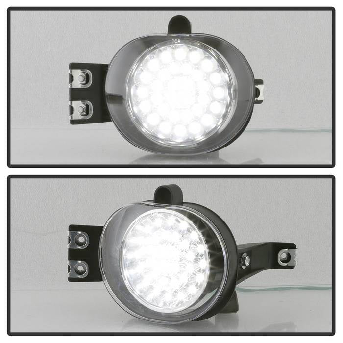 Spyder Dodge Ram 02-08/Durango 04-06 LED Fog Lights w/Switch Clear FL-LED-DRAM02-C 5015600