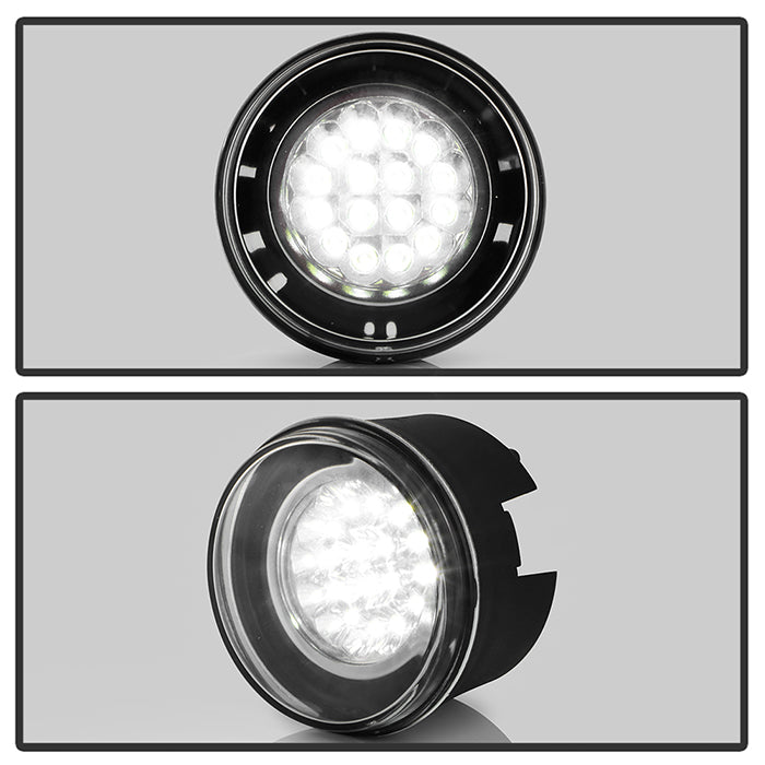 Spyder Jeep Grand Cherokee 05-09/Commander 06-08 LED Fog Lights w/Switch Clear FL-LED-JGC05-C 5015686