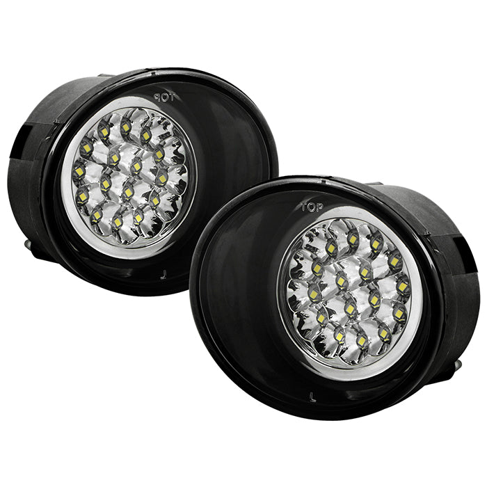 Spyder Nissan Titan 04-12/Nissan Armada 04-12 LED Fog Lights w/Switch Clear FL-LED-NT04-C 5015747