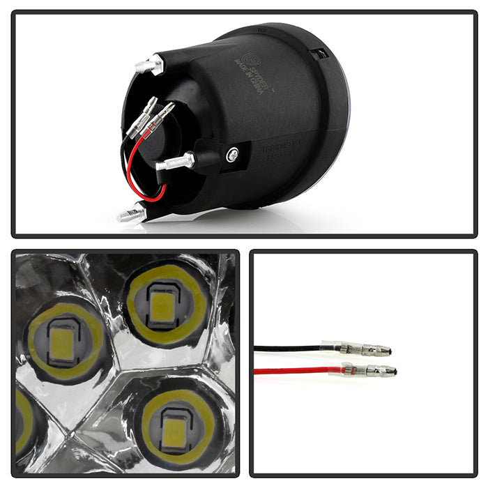Spyder Nissan Titan 04-12/Nissan Armada 04-12 LED Fog Lights w/Switch Clear FL-LED-NT04-C 5015747