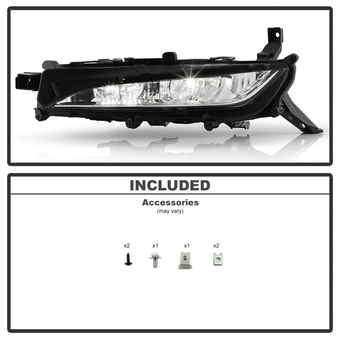 SPYDER Lexus RX350/RX350L/RX450H/RX450HL OEM LED Fog Lights - Left (FL-LRX20-LED-L) 9054228